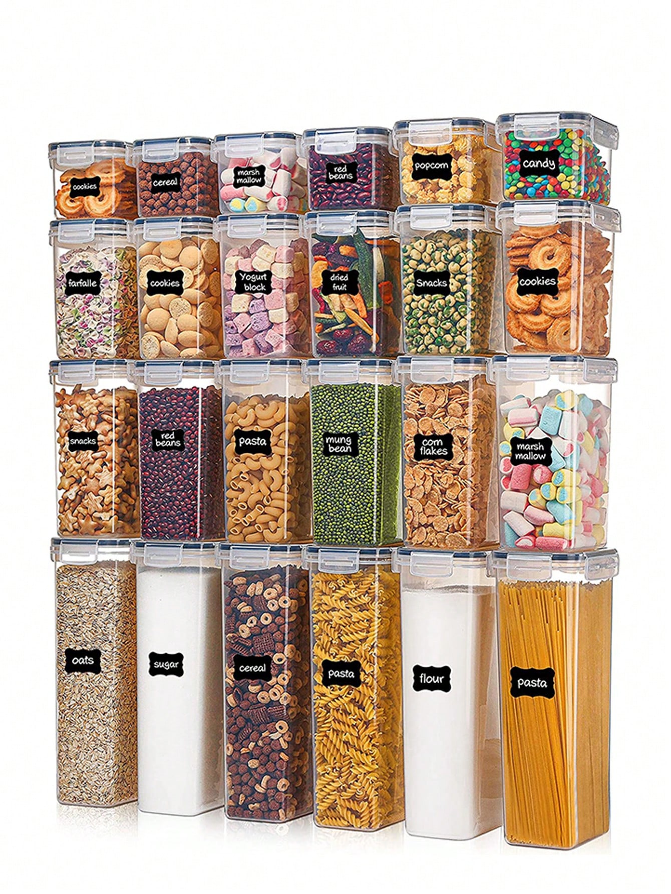 Food Storage With Lock - 48 buah wadah penyimpanan makanan kedap