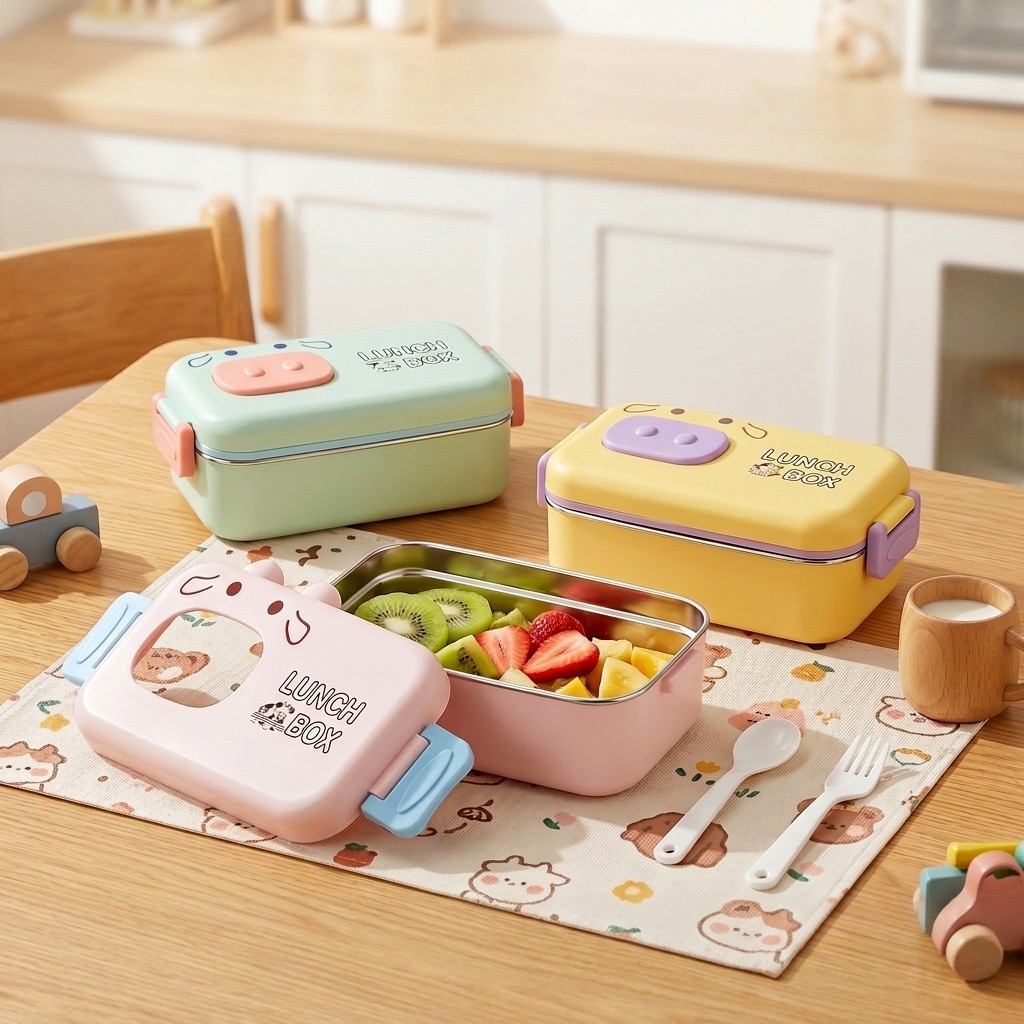 Food Storage Cabinet For Kitchen - Kotak Bento Baja Tahan Karat 304