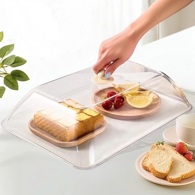 Food Storage Safety - WORTHBUY Penutup Makanan Plastik Dapat Digunakan