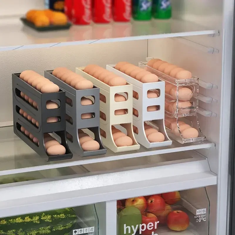 Egg Storage Holder - Kotak Penyimpanan Telur Kulkas 4 Lapis