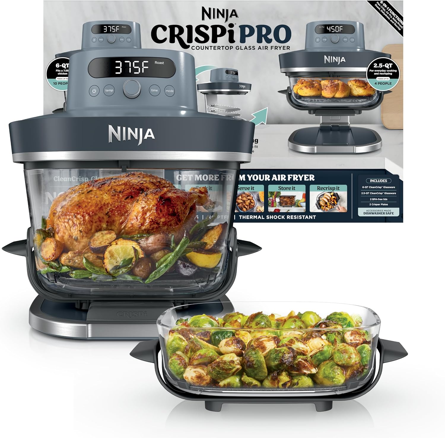 Food Storage Safety - Ninja Crispi Pro 6-in-1 Penggorengan Udara