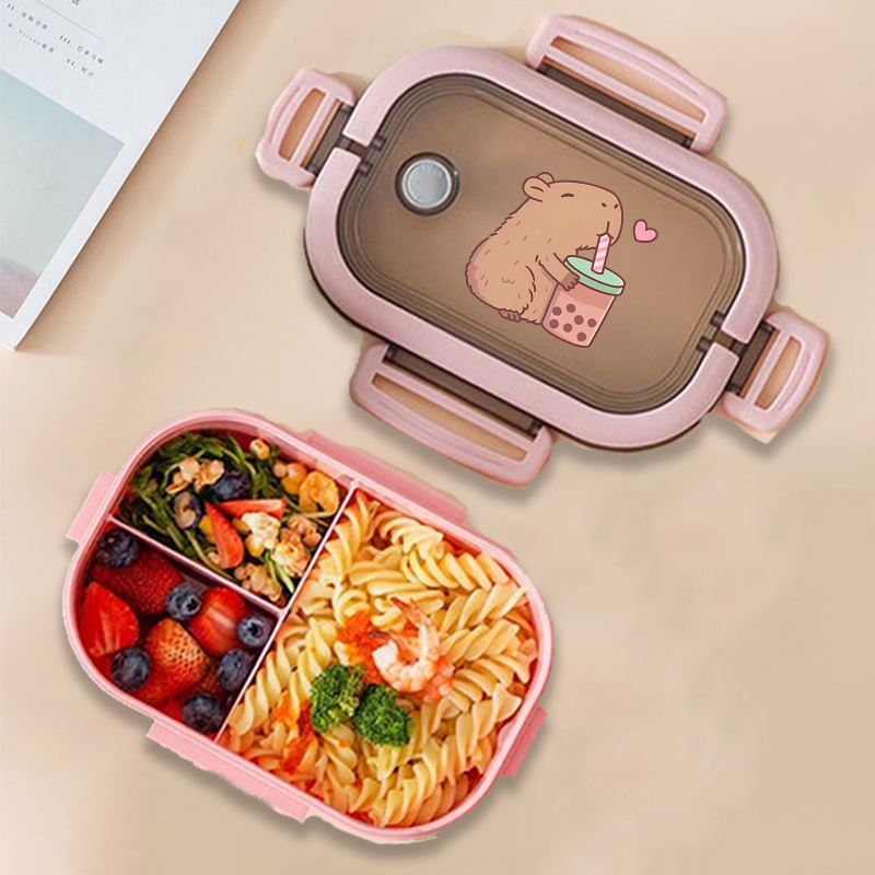 Food Storage Meals - Kotak Makan Siang Bento Capybara Anime