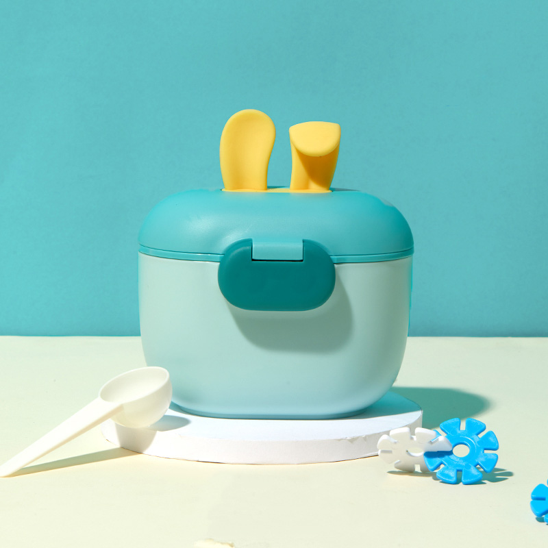 Food Storage With Lock - Dispenser Susu Formula Silikon Bentuk Telinga