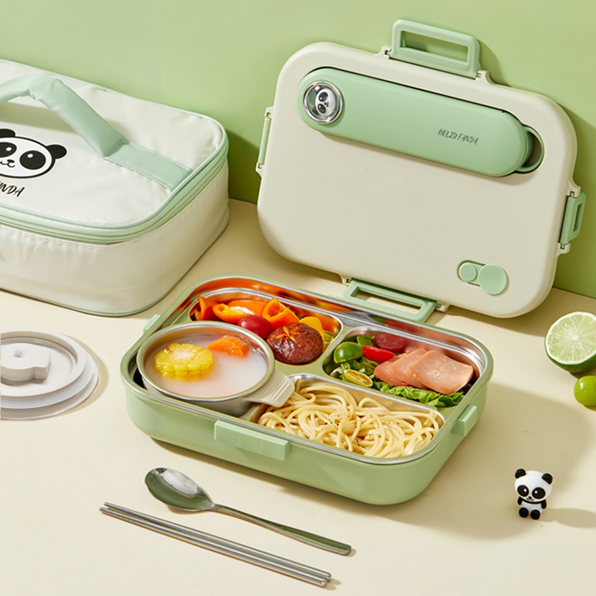 Food Storage Safety - Set Kotak Makan Siang Stainless Steel