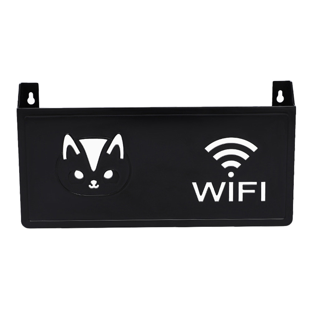 Food Storage Box Plastic - Kotak Penyimpanan Router Dinding Dekoratif, Penyangga