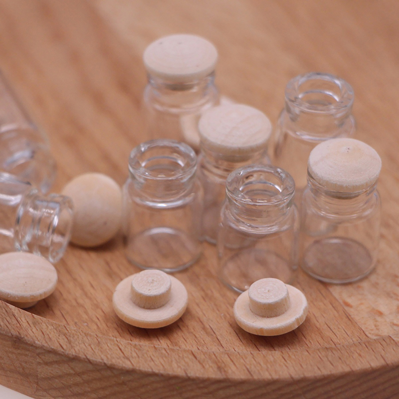 Food Storage With Lids - 4 Buah 1:12 Rumah Boneka Miniatur