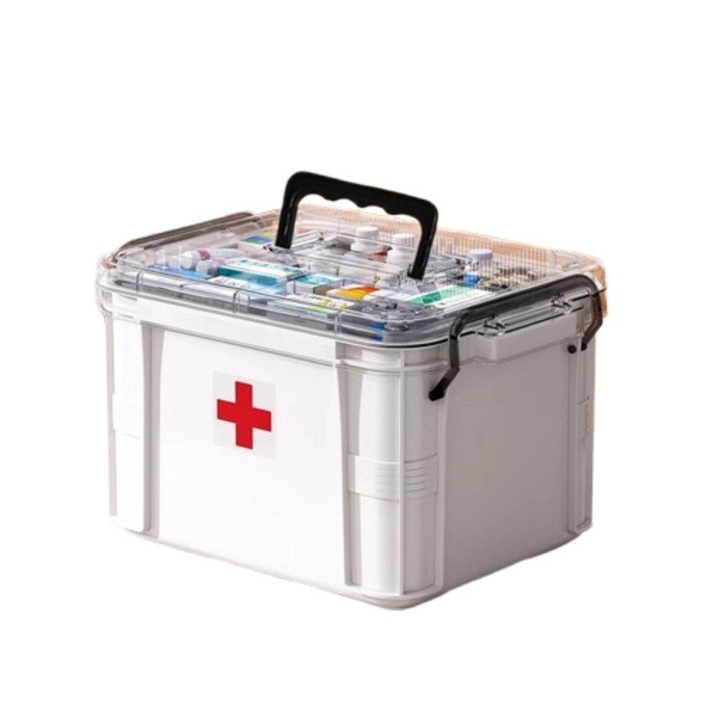 Food Storage Emergency - Kotak Penyimpanan Obat Dua Lapis Plastik