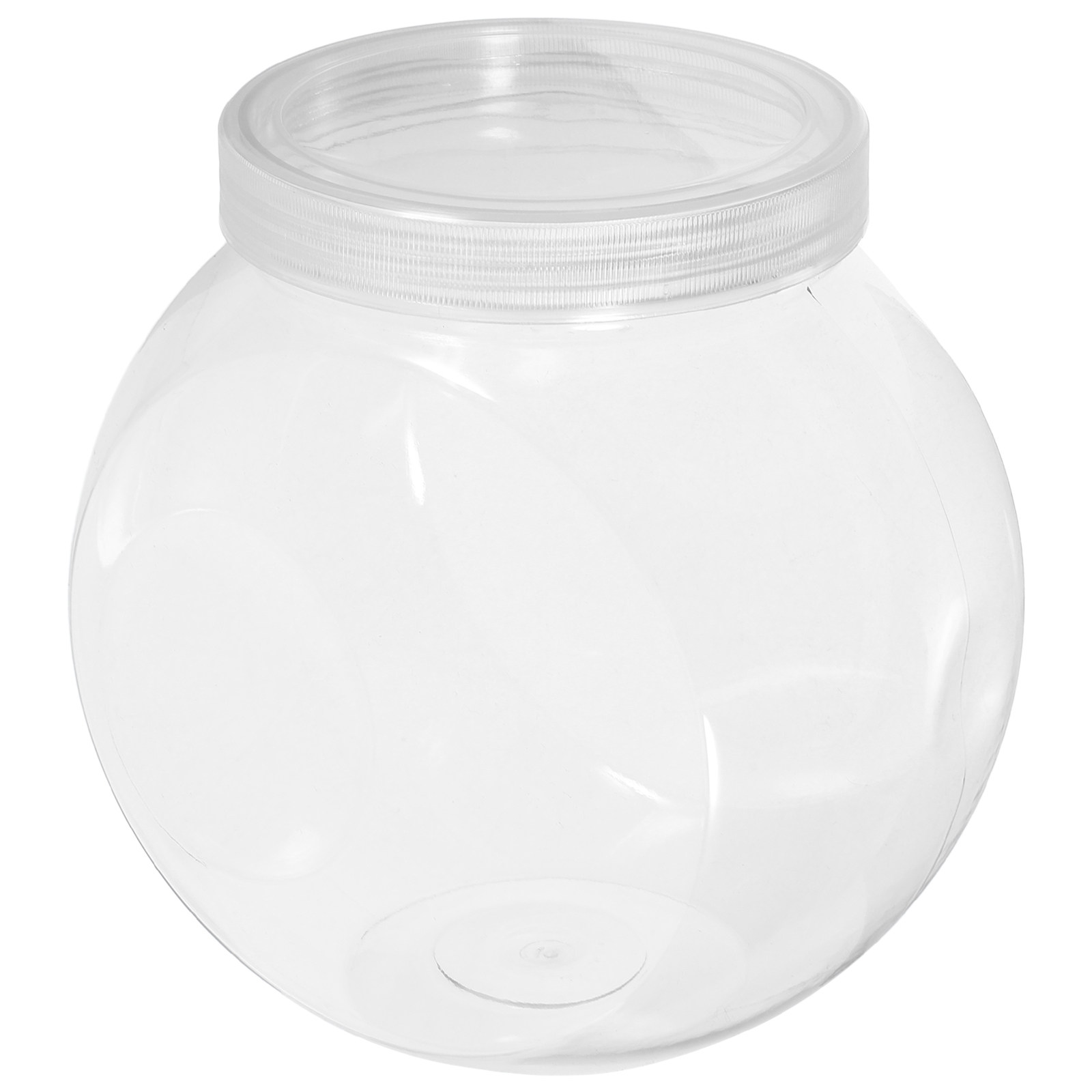 Food Storage With Lids - 3Pcs Toples Permen Transparan 1500Ml Bulat