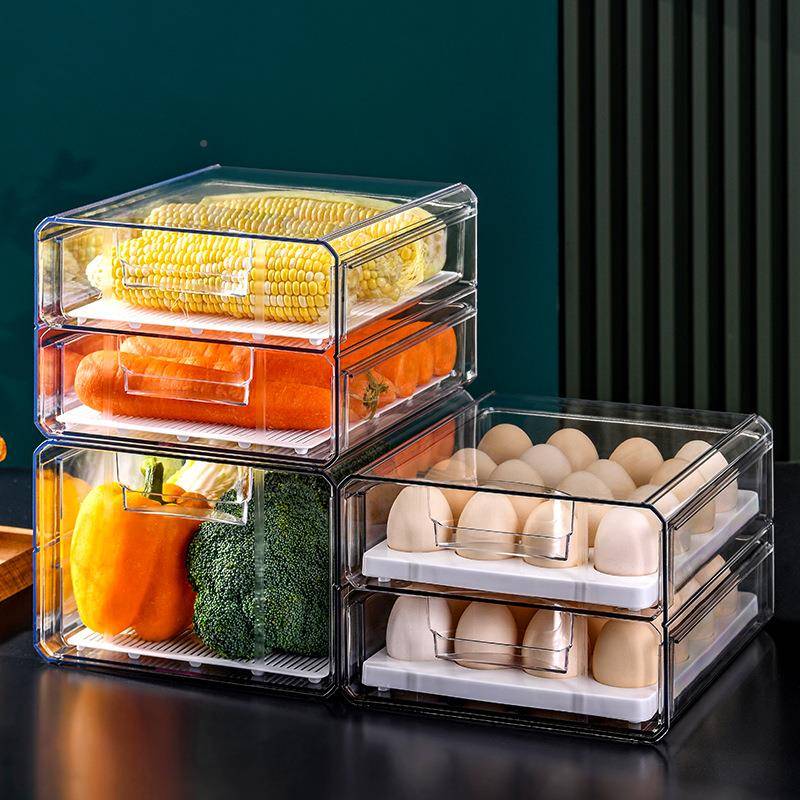 Storage Food Tray - Kotak Penyimpanan Makanan Kulkas Dapur, Wadah
