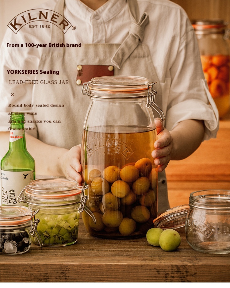 Food Storage Uk - Stoples Kaca Kilner UK, Wadah Penyimpanan