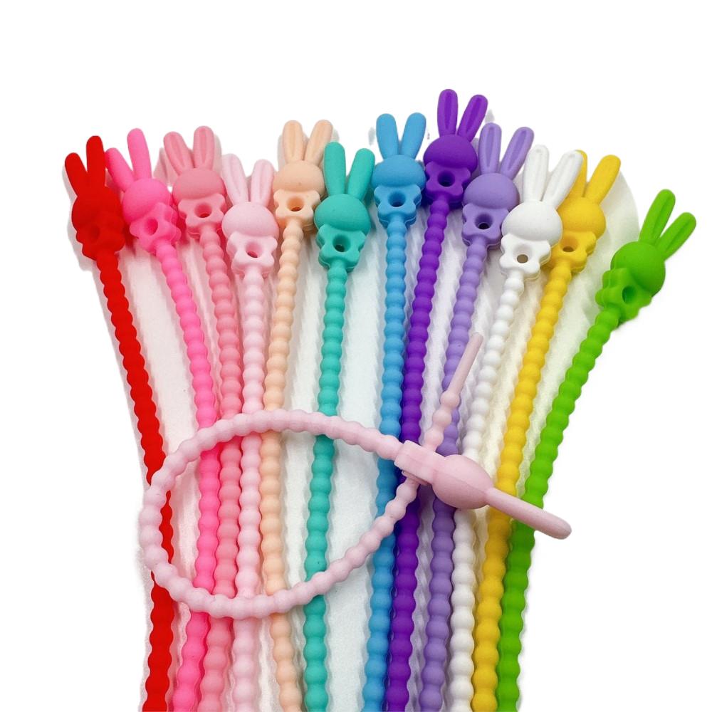 Food Storage Method - 10Pcs Pengatur Kabel Silikon Bentuk Bunga