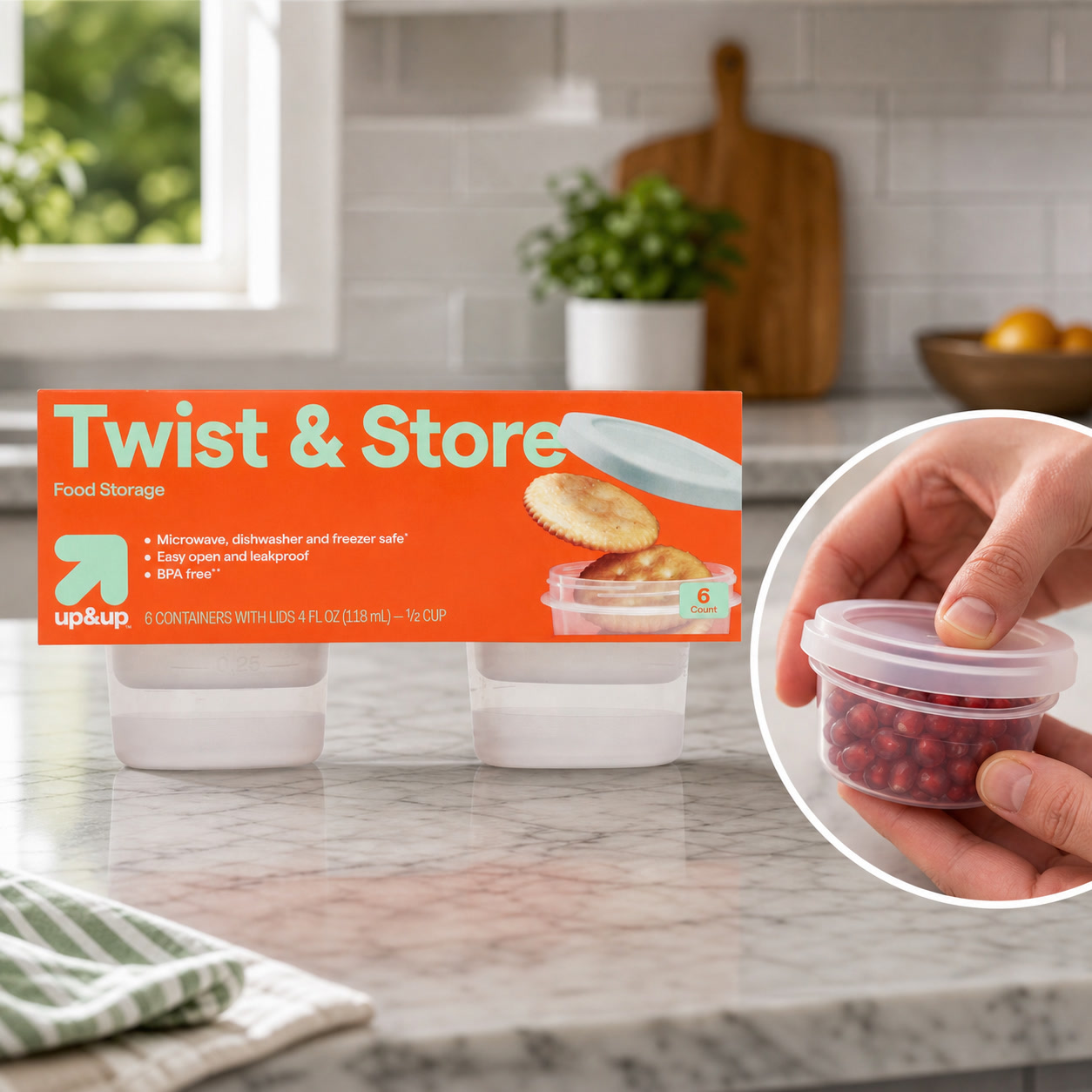 Food Storage With Lock - Wadah Penyimpanan Makanan 6ct dengan Kunci
