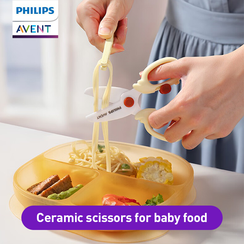 Food Storage With Lock - Gunting Makanan Bayi Avent dengan Bilah