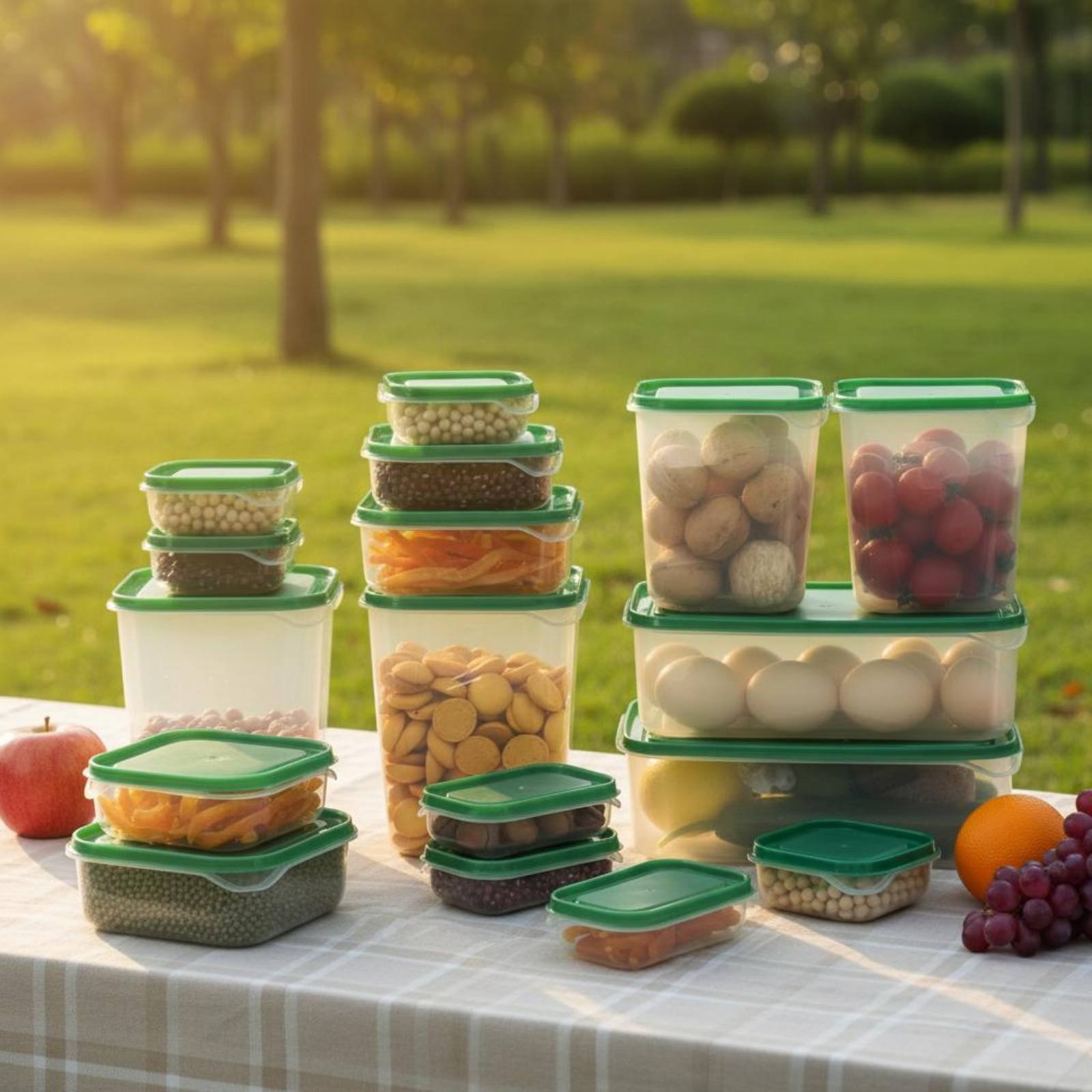 17 Buah Set Kotak Penyimpanan  - Food Storage Box Plastic ulasan dan harga