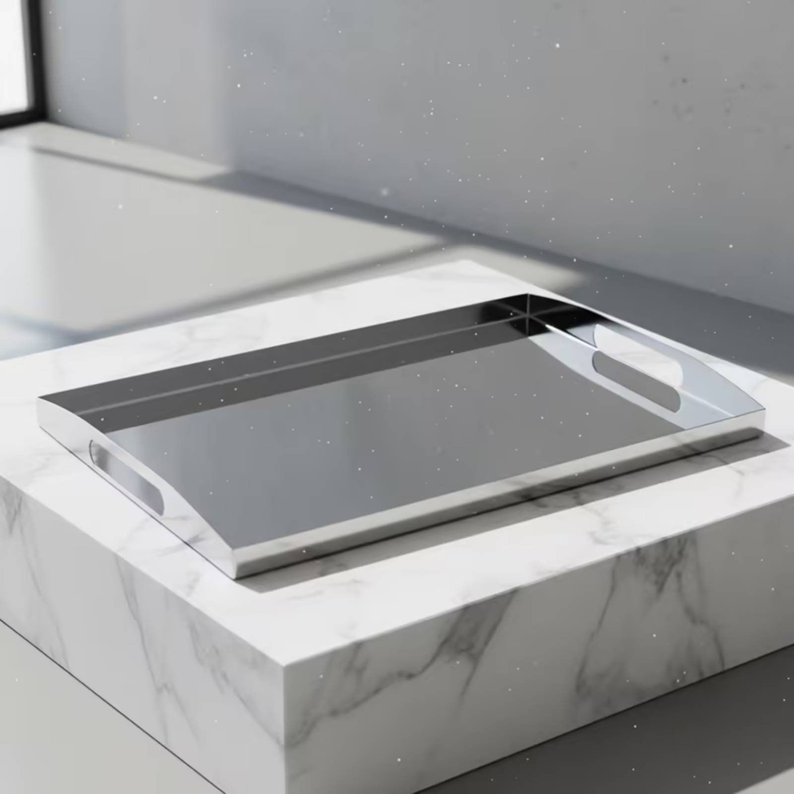 Nampan Baja Tahan Karat dengan - Storage Food Tray ulasan dan harga