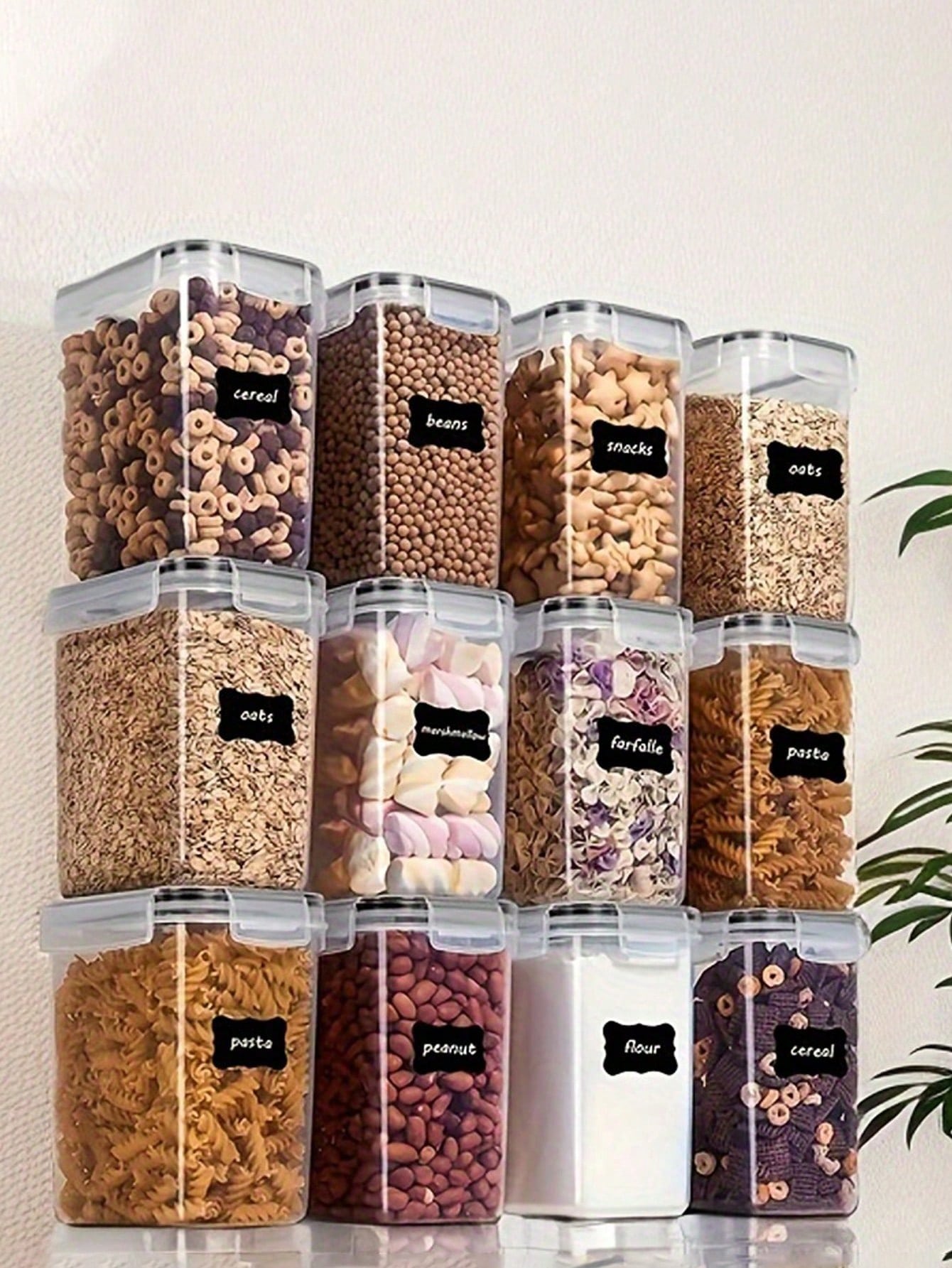 48 buah wadah penyimpanan maka - Food Storage With Lock ulasan dan harga