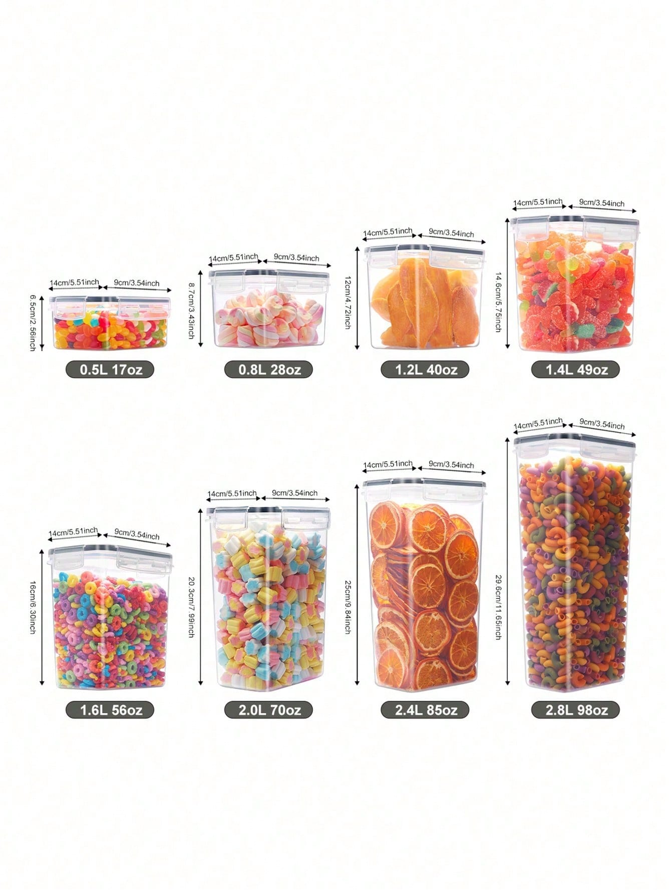 48 buah wadah penyimpanan maka - Food Storage With Lock ulasan dan harga