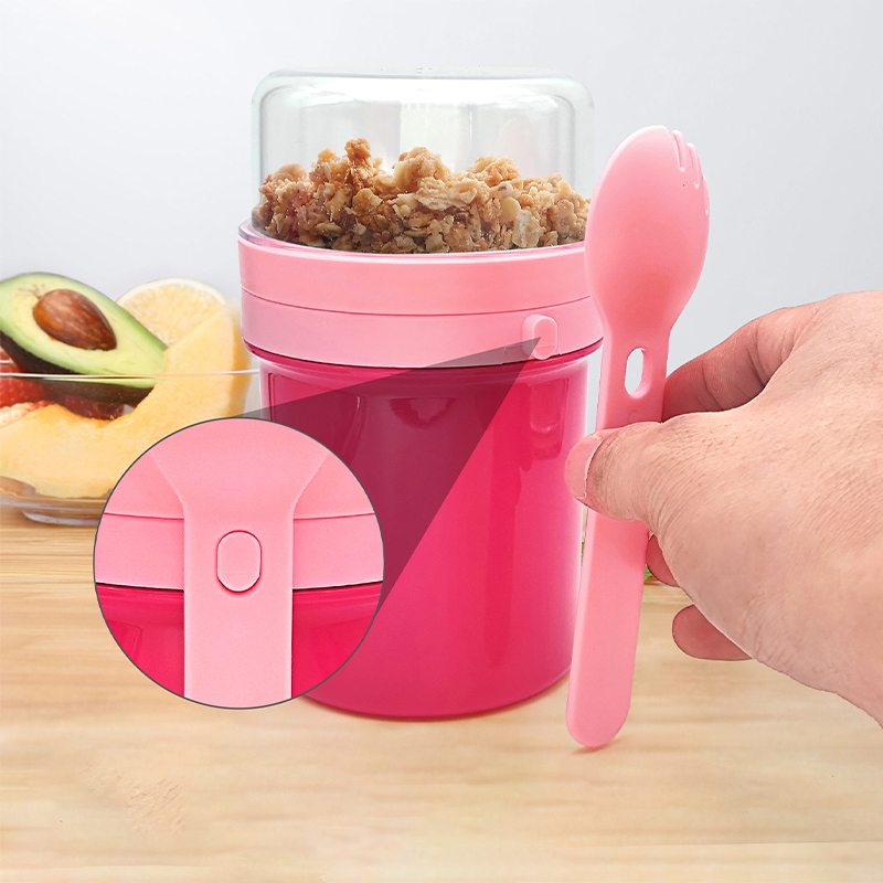 Cangkir Overnight Oats Dua Lap - Food Storage Meals ulasan dan harga