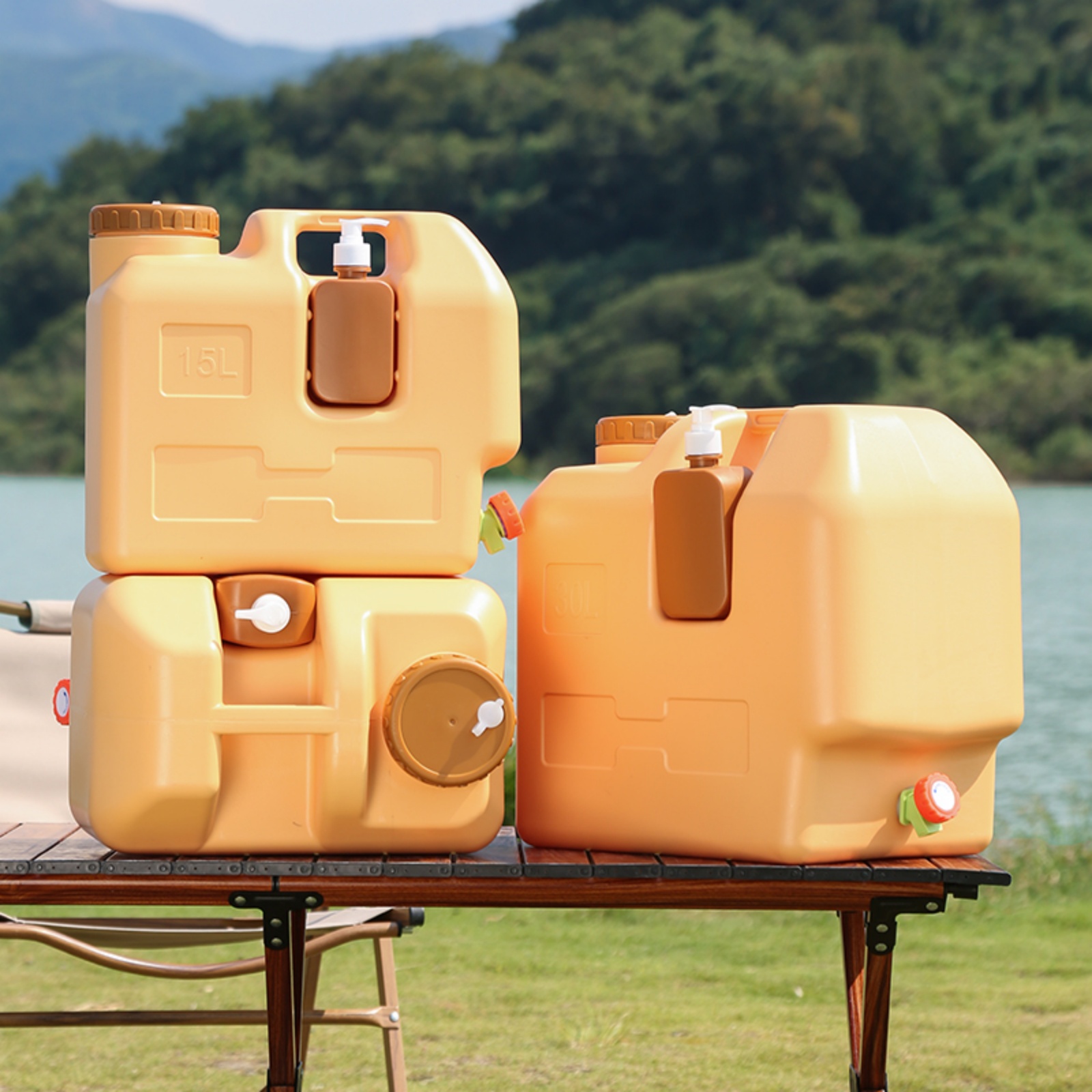 Wadah Air 15L dengan Keran & S - Food Storage Emergency ulasan dan harga