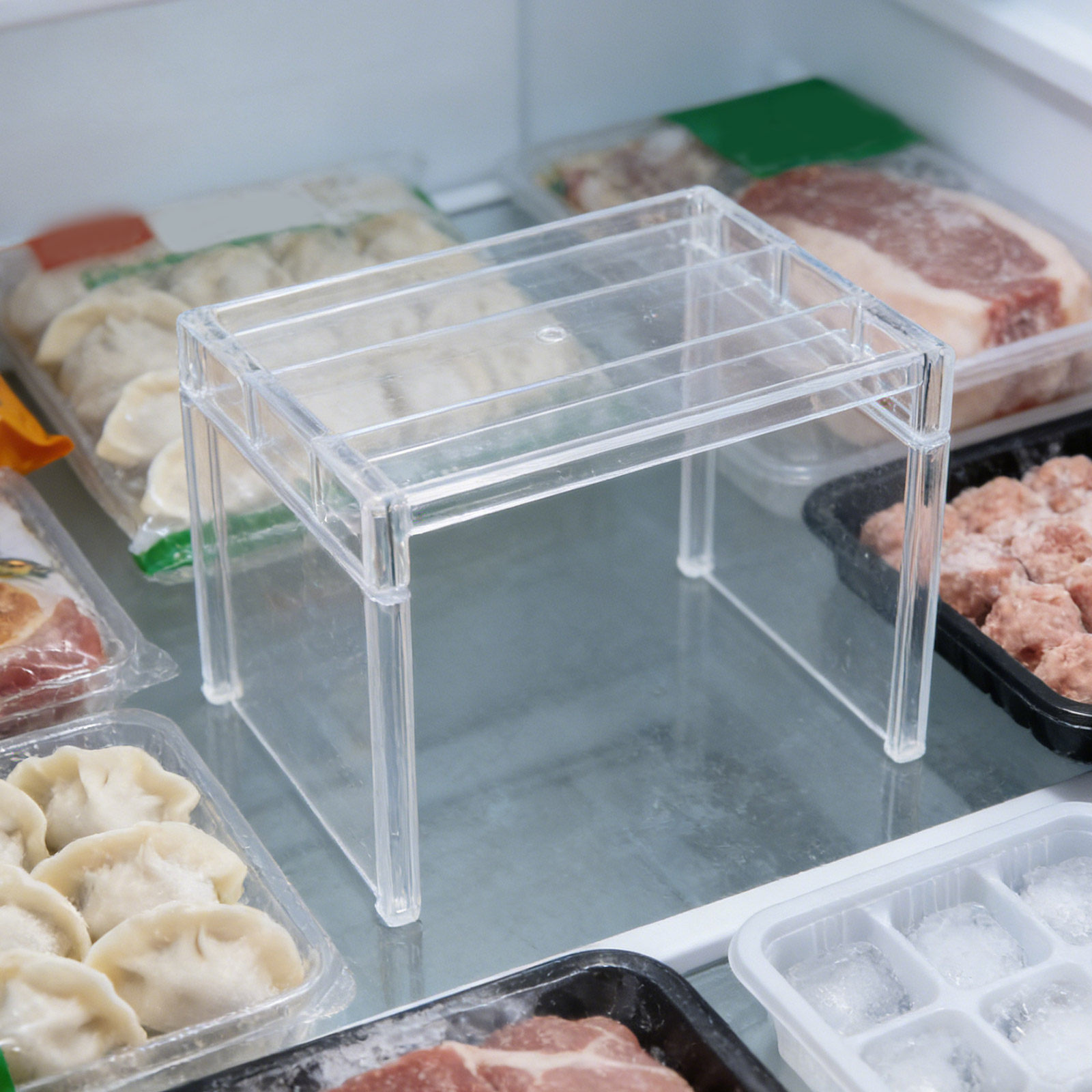 2 Buah Rak Organizer Kulkas, R - Food Storage Cabinet For Kitchen ulasan dan harga