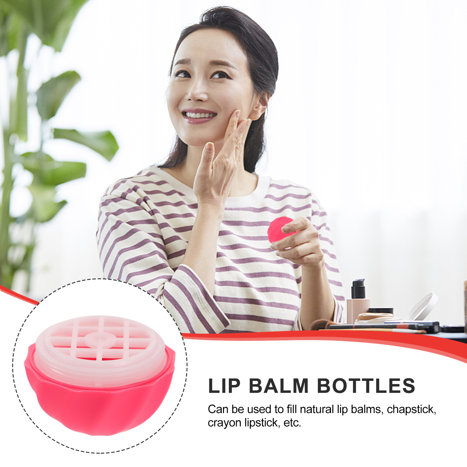 10 Buah Wadah Lip Balm Bentuk  - Egg Storage Holder ulasan dan harga