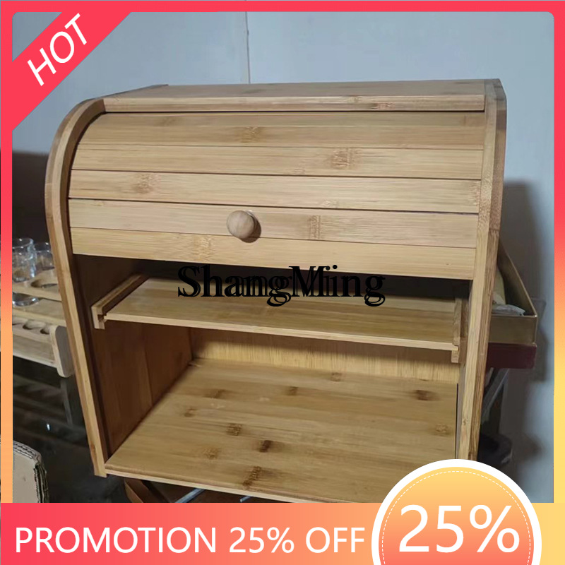 Kotak Penyimpanan Roti Bambu R - Bread Box Bamboo ulasan dan harga