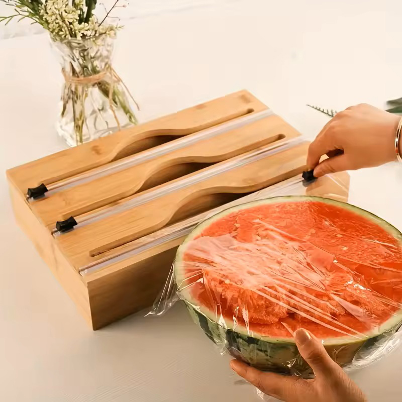 Kotak Pemotong Plastik Wrap Ba - Food Storage Cabinet For Kitchen ulasan dan harga