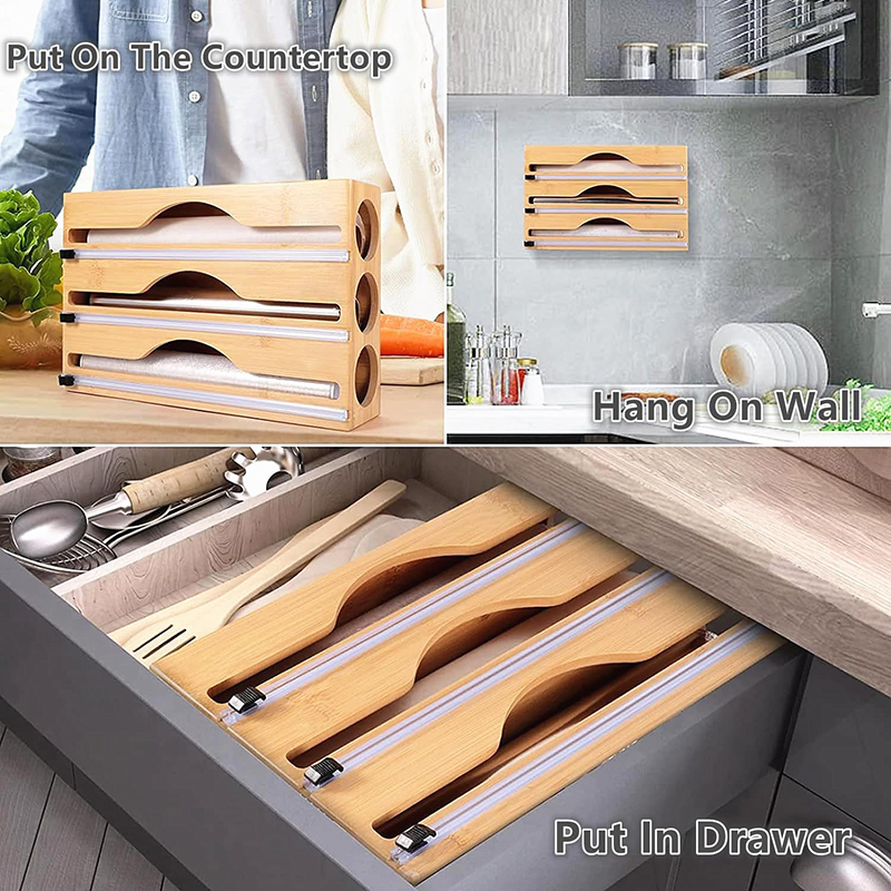 Kotak Pemotong Plastik Wrap Ba - Food Storage Cabinet For Kitchen ulasan dan harga