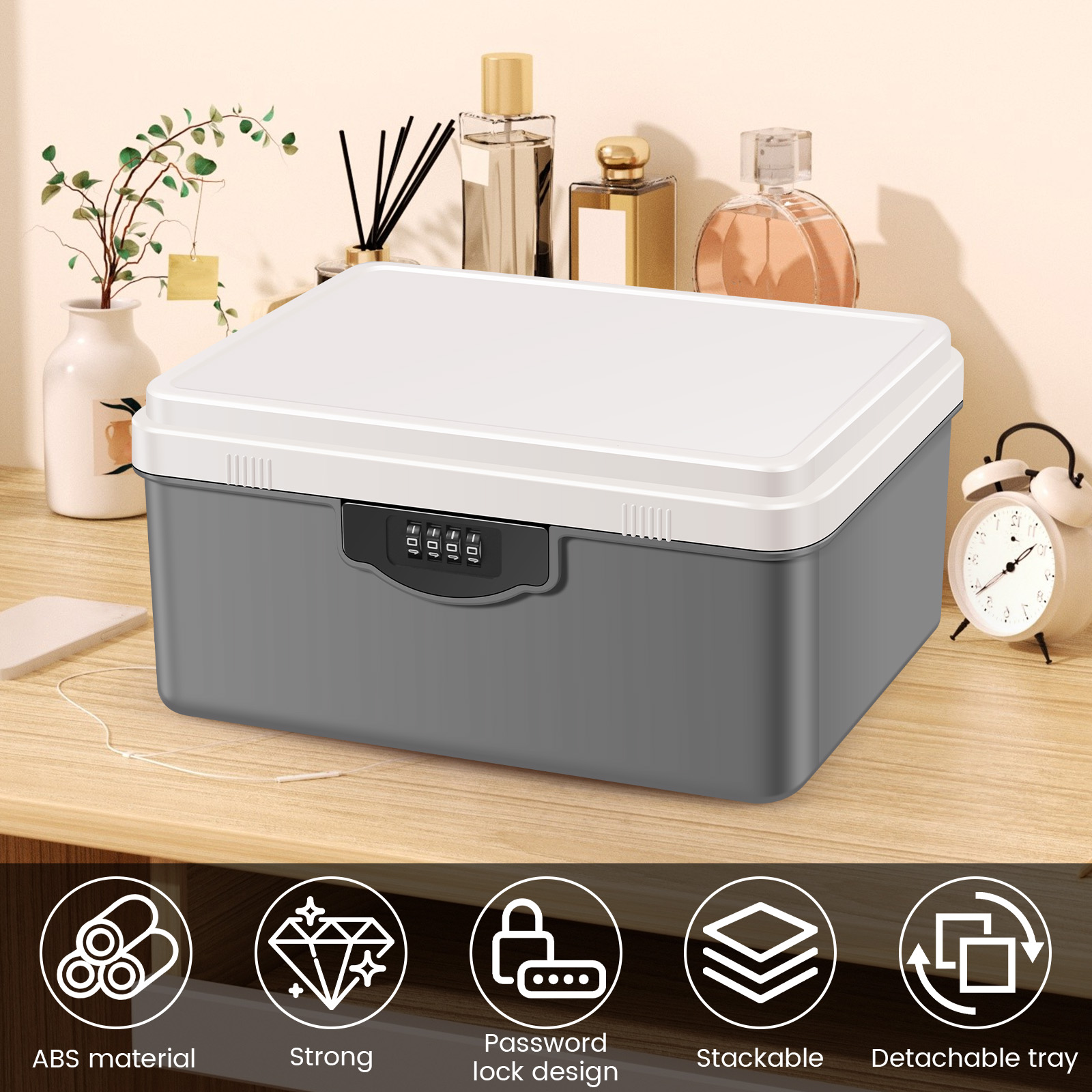 Kotak Aman dengan Kunci Kata S - Food Storage With Lock ulasan dan harga
