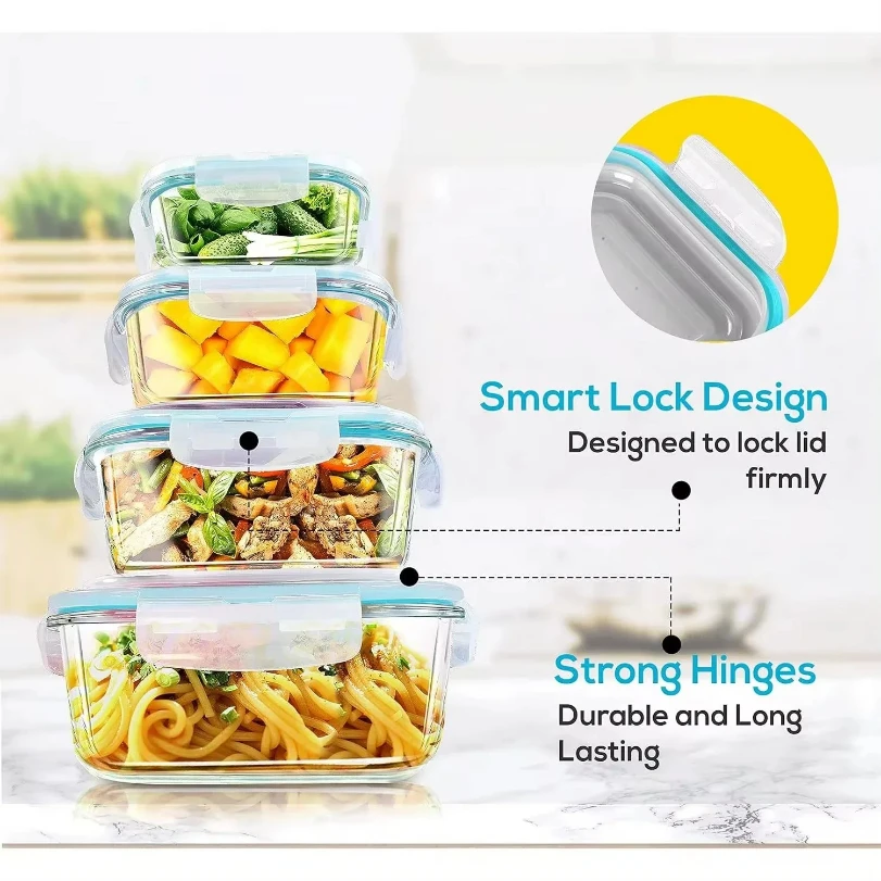 Kotak Makan Kaca, Wadah Penyim - Glass Meal Prep Container ulasan dan harga