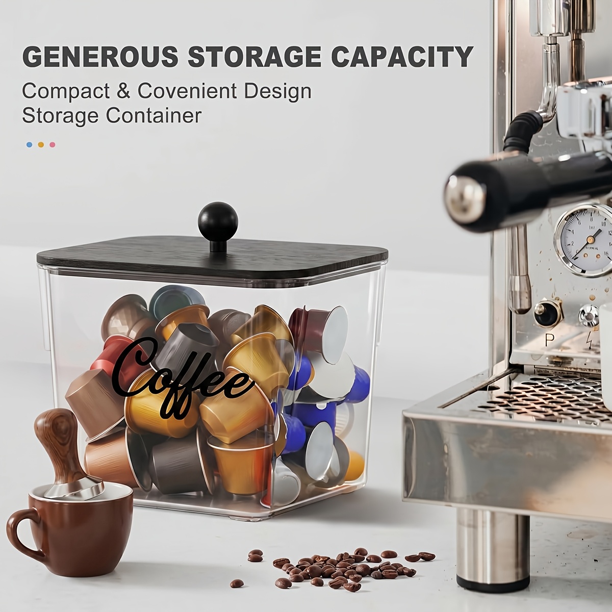 Tempat Penyimpanan Pod Kopi de - Food Storage Cabinet For Kitchen ulasan dan harga