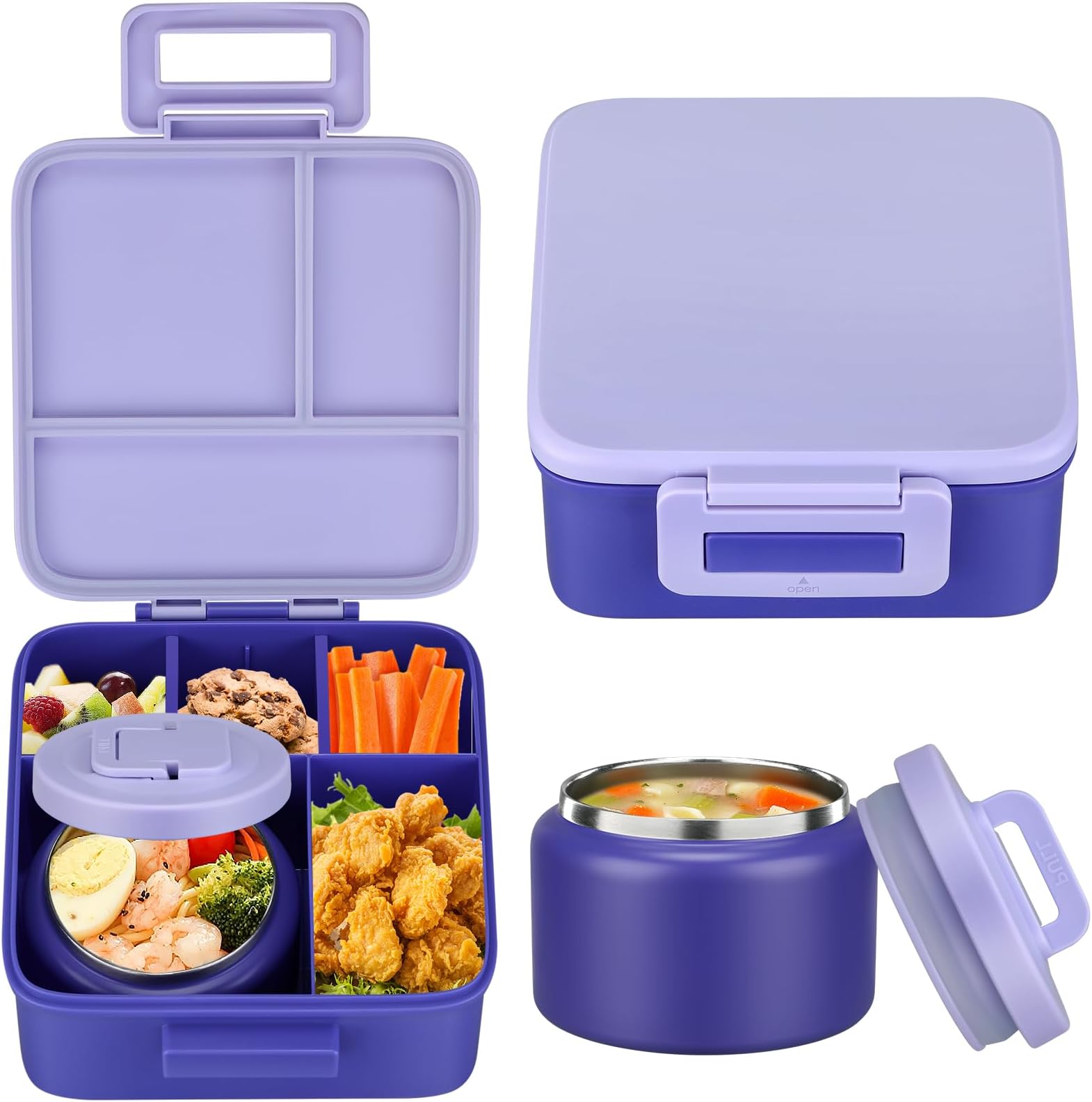 1 Set Kotak Makan Siang Bento  - Food Storage Safety ulasan dan harga