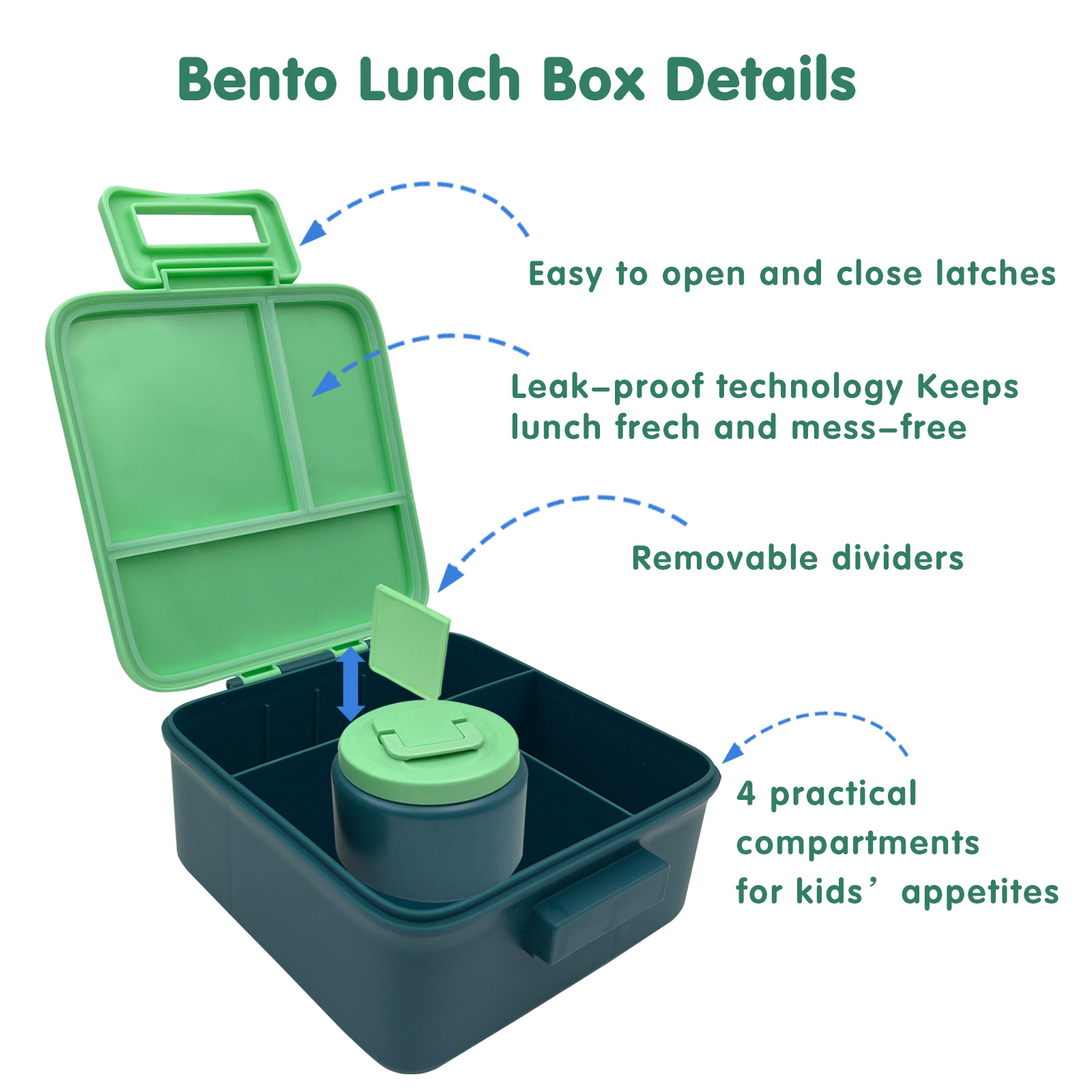 1 Set Kotak Makan Siang Bento  - Food Storage Safety ulasan dan harga