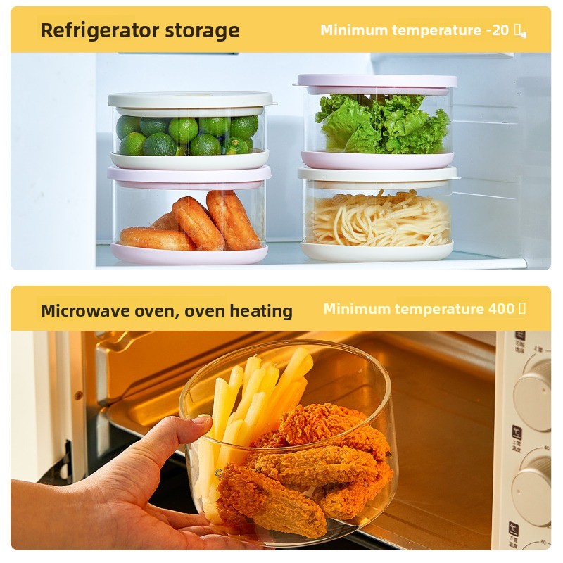 Kotak Makan Siang Kaca Tupperw - Glass Meal Prep Container ulasan dan harga