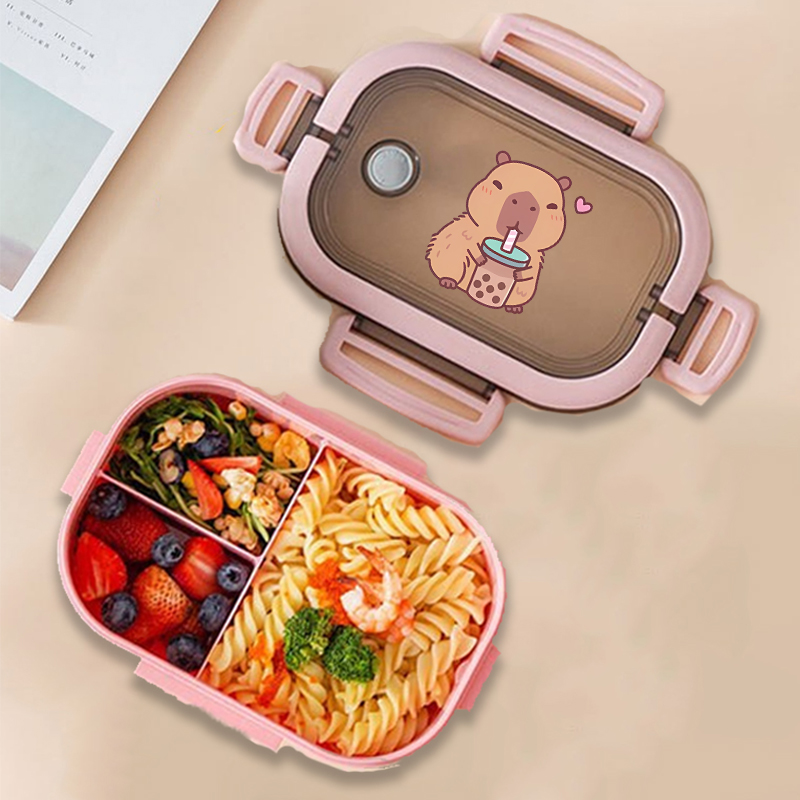 Kotak Makan Siang Bento Capyba - Food Storage Meals ulasan dan harga