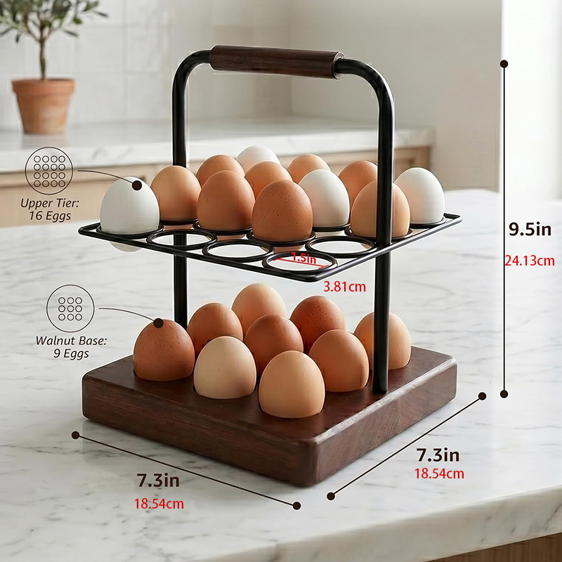 Tempat Telur Farmhouse untuk M - Egg Storage Holder ulasan dan harga