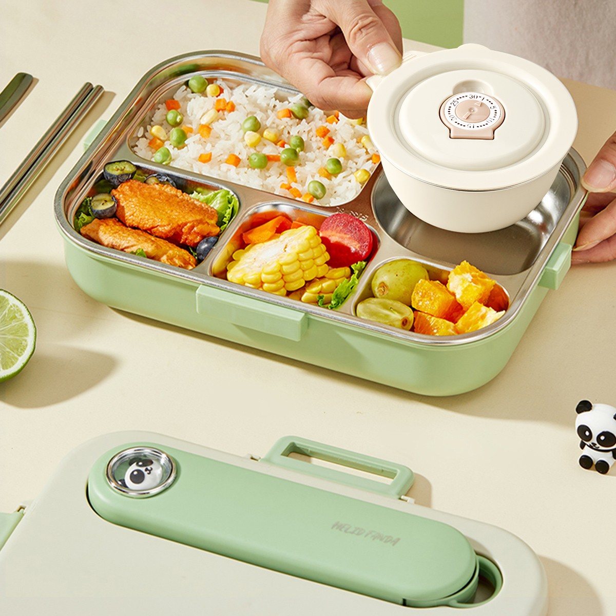 Set Kotak Makan Siang Stainles - Food Storage Safety ulasan dan harga