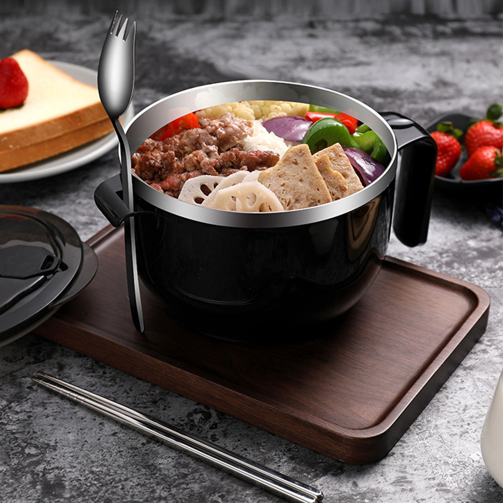 1Set Mangkuk Nasi Stainless St - Food Storage Bowls ulasan dan harga