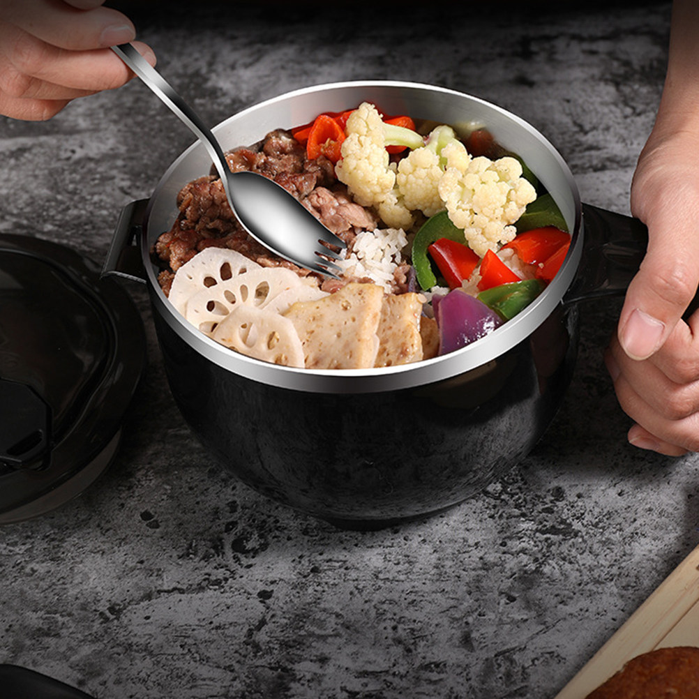1Set Mangkuk Nasi Stainless St - Food Storage Bowls ulasan dan harga