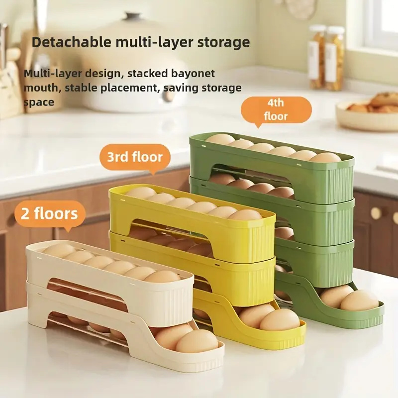 1 buah wadah telur gulung, dap - Egg Storage Holder ulasan dan harga
