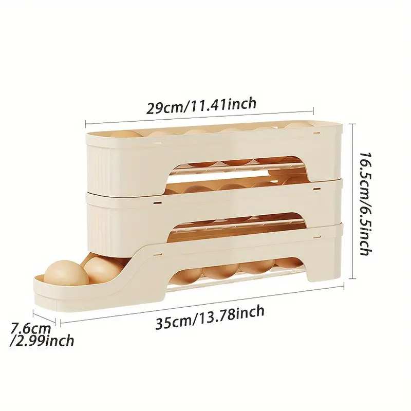 1 buah wadah telur gulung, dap - Egg Storage Holder ulasan dan harga