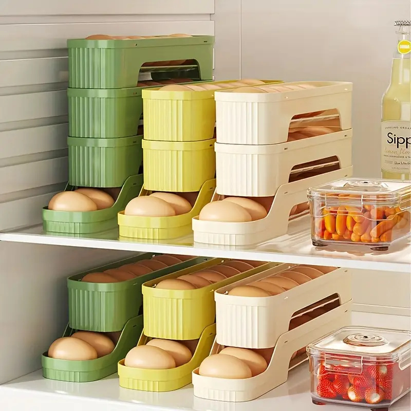 1 buah wadah telur gulung, dap - Egg Storage Holder ulasan dan harga