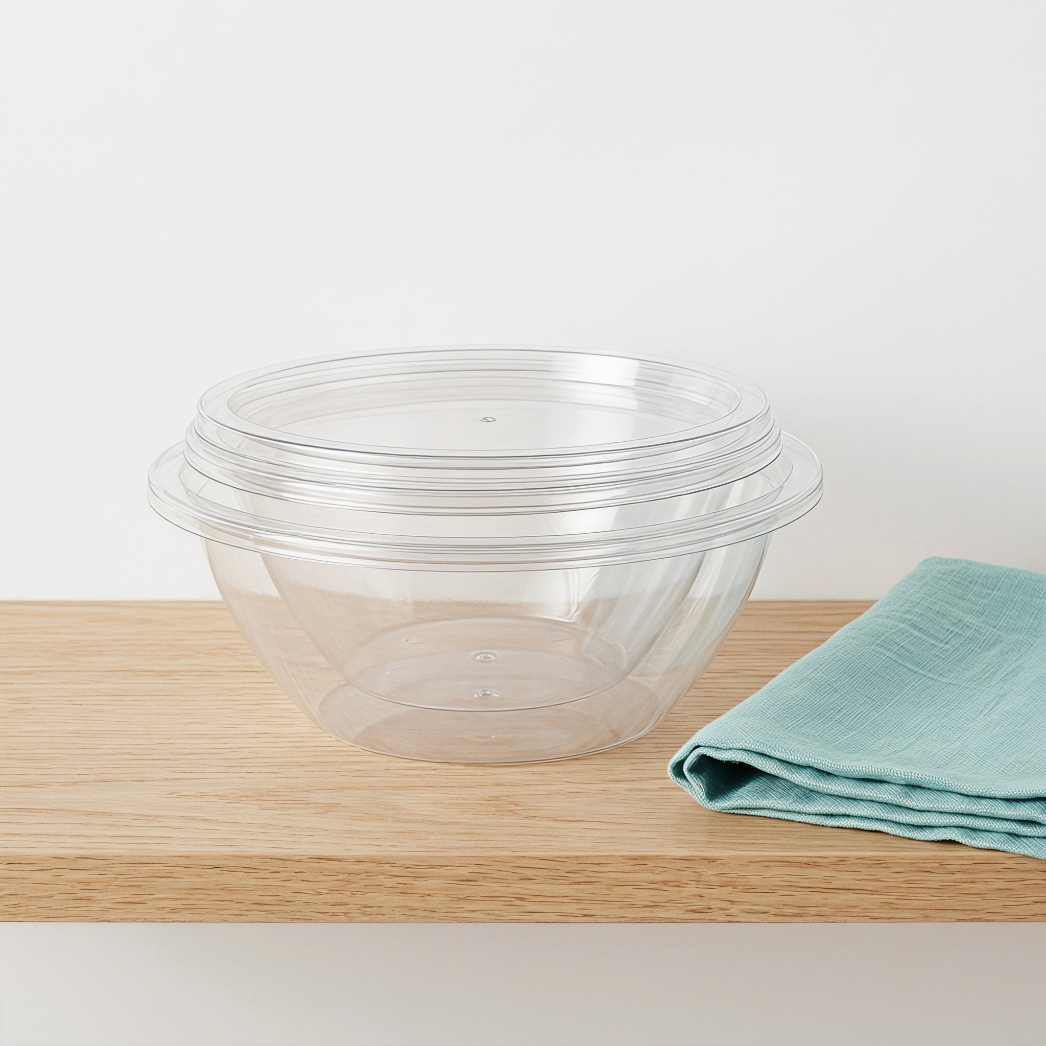 2 Set Mangkuk Pencampur Salad  - Food Storage Meals ulasan dan harga