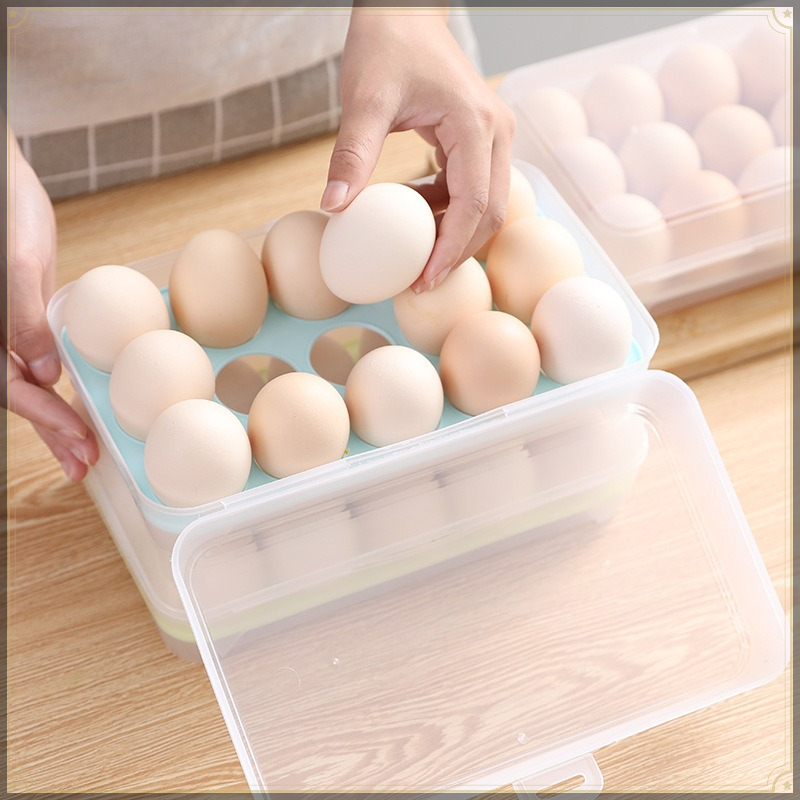 Kotak Penyimpanan Telur 15 Gri - Egg Storage Holder ulasan dan harga