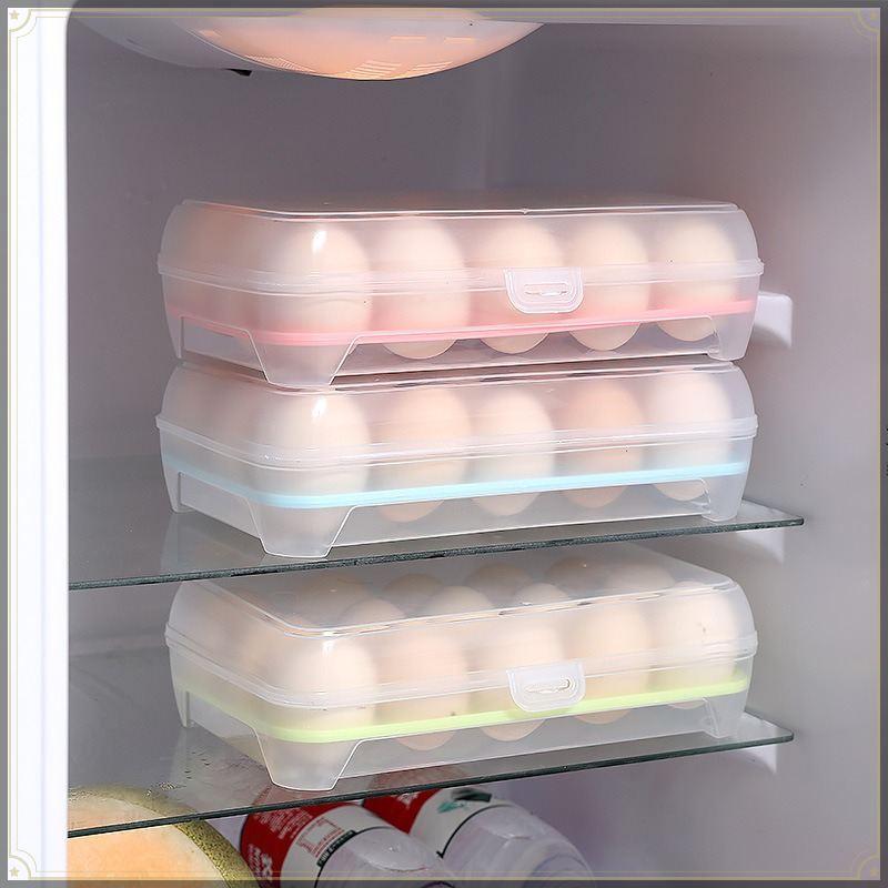 Kotak Penyimpanan Telur 15 Gri - Egg Storage Holder ulasan dan harga
