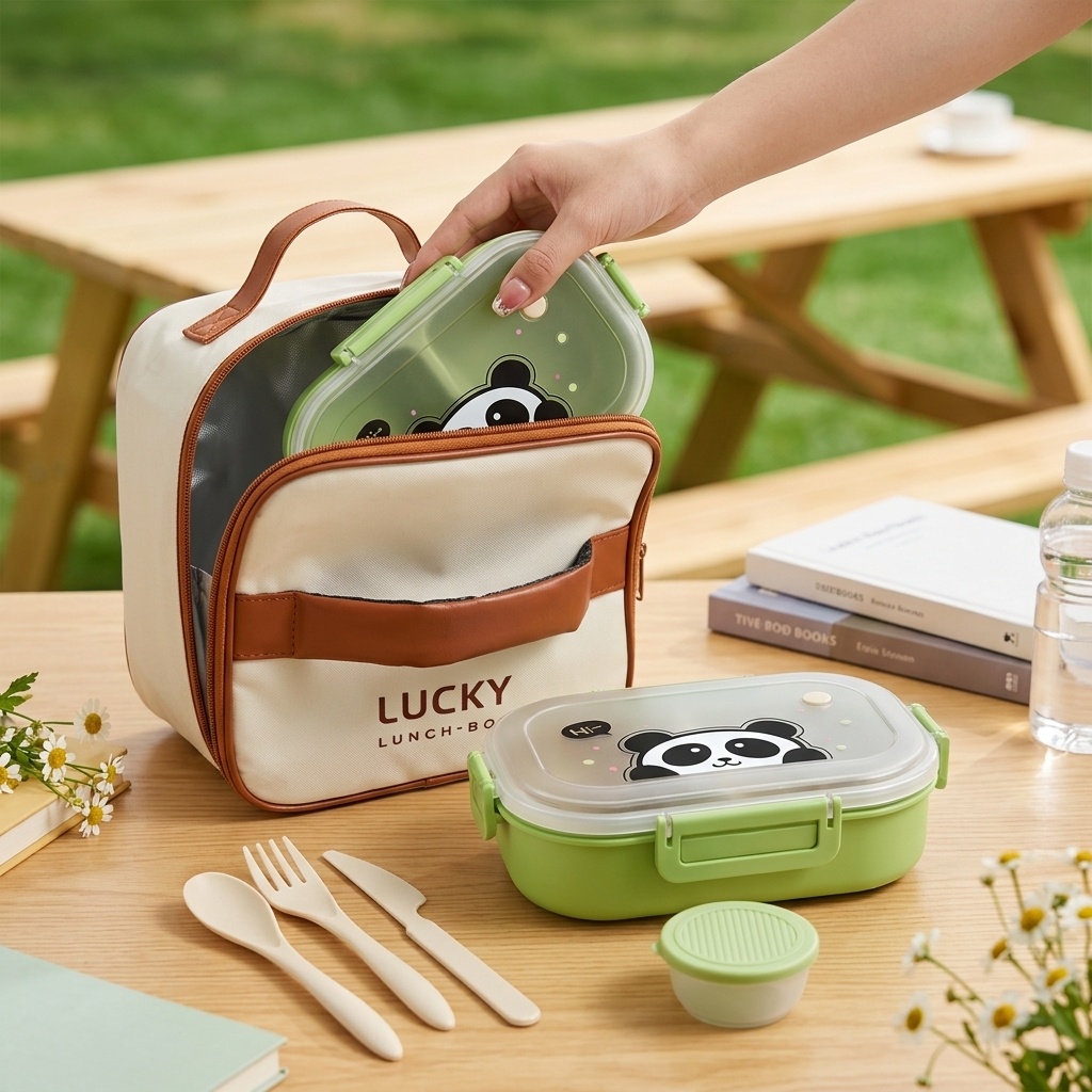 Kotak Makan Bento Plastik Dapa - Food Storage Safety ulasan dan harga