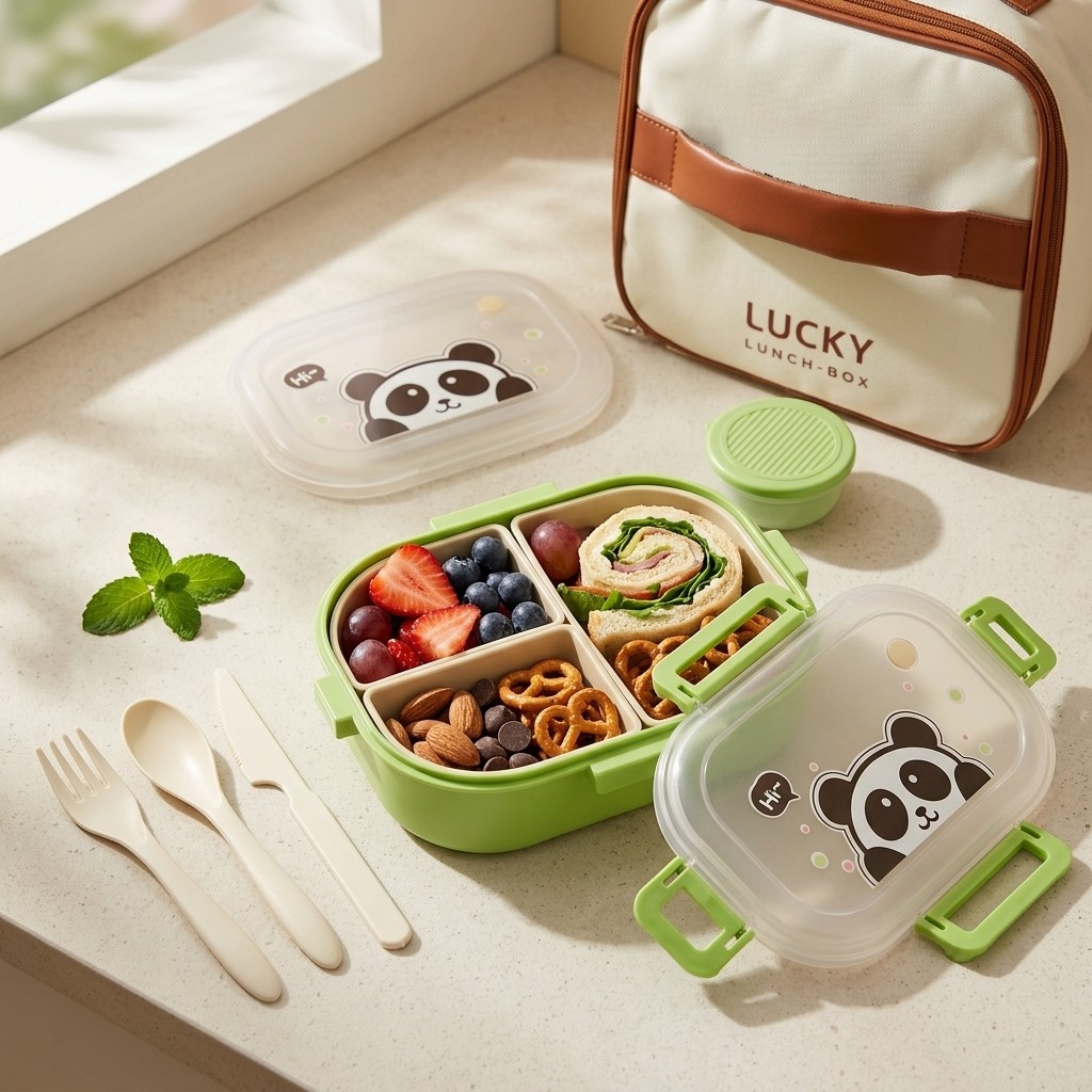 Kotak Makan Bento Plastik Dapa - Food Storage Safety ulasan dan harga