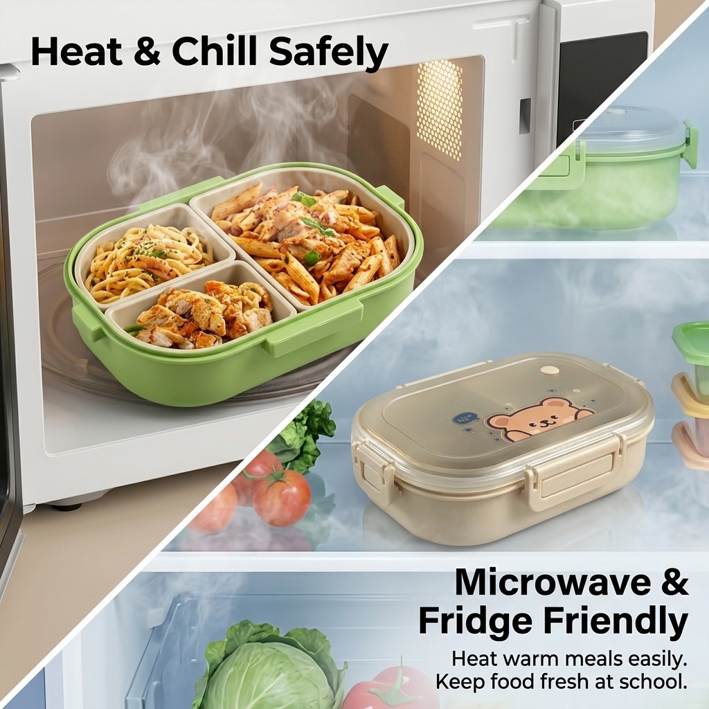 Kotak Makan Bento Plastik Dapa - Food Storage Safety ulasan dan harga