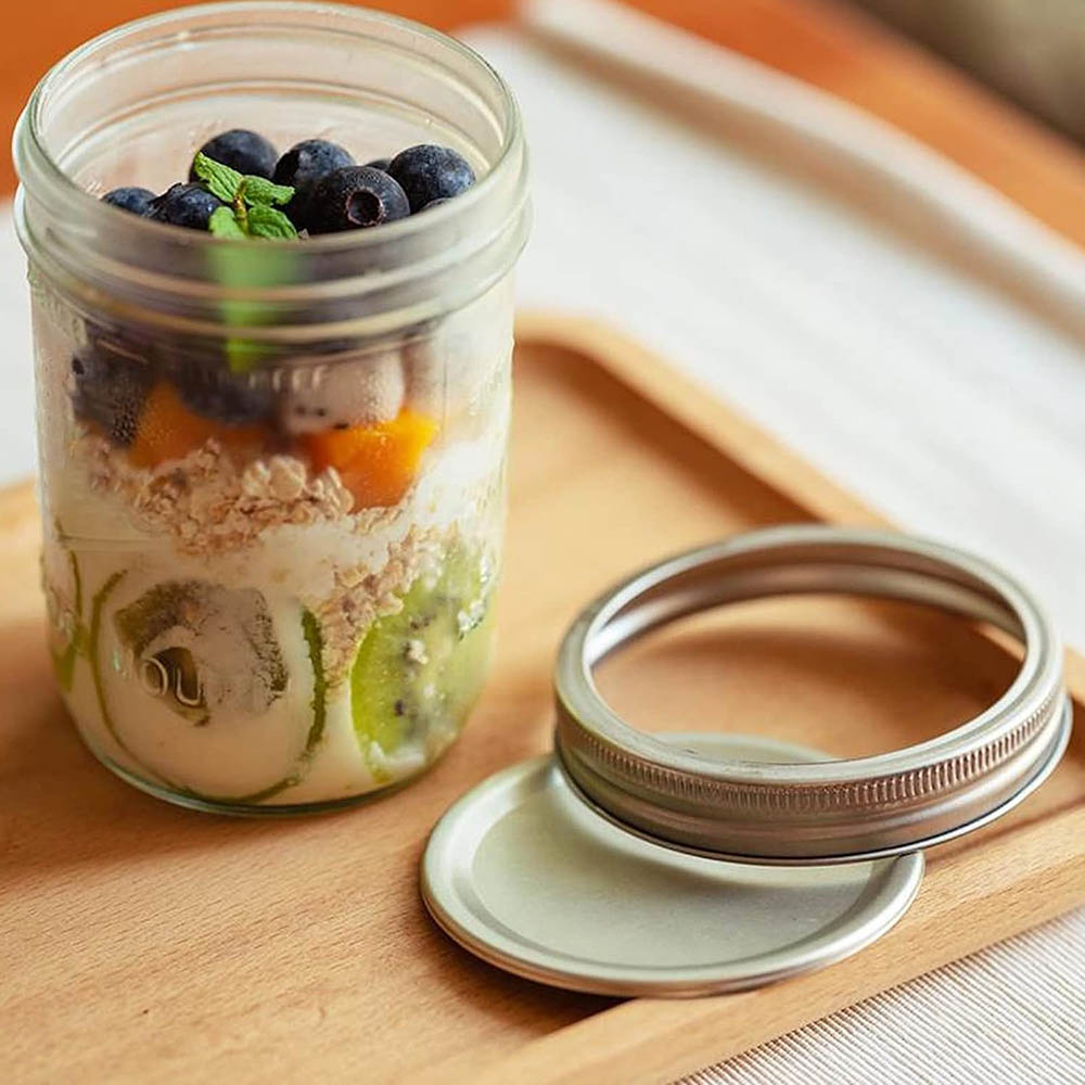 Stoples Mason Mulut Lebar 16oz - Food Storage With Lids ulasan dan harga