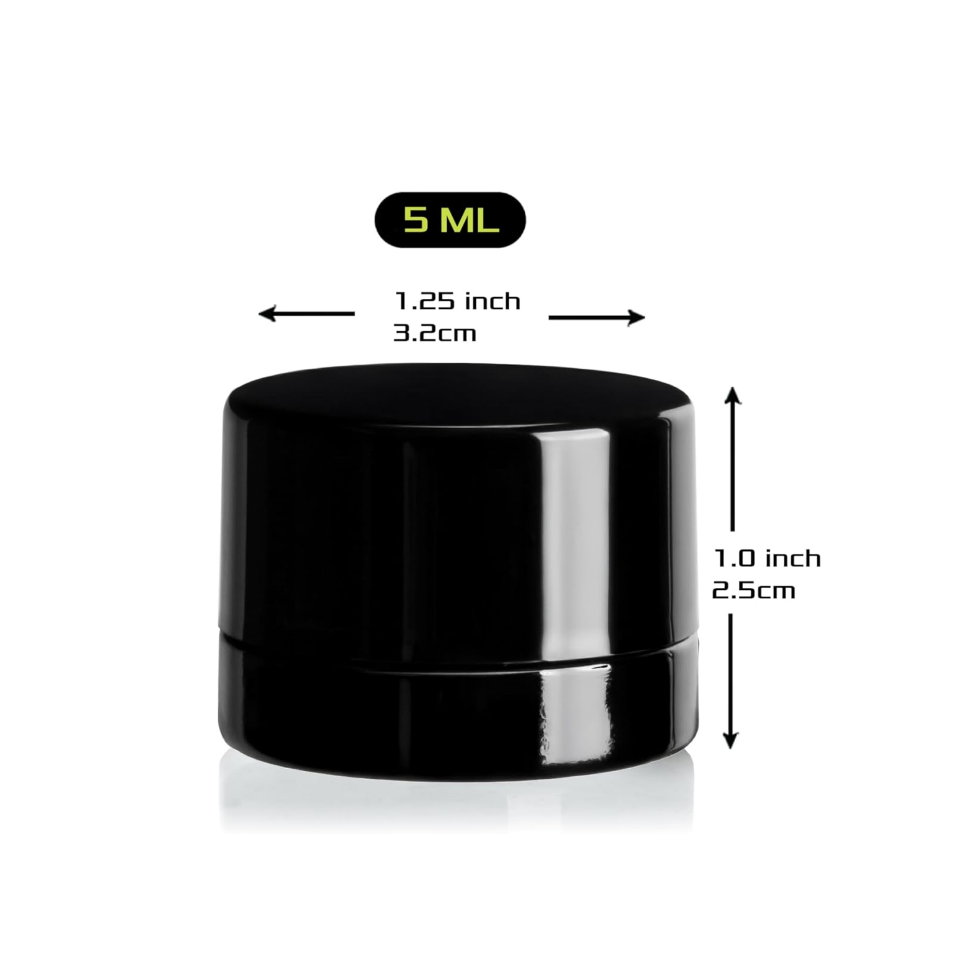 Botol Kaca Hitam Tebal 5ml den - Glass Meal Prep Container ulasan dan harga